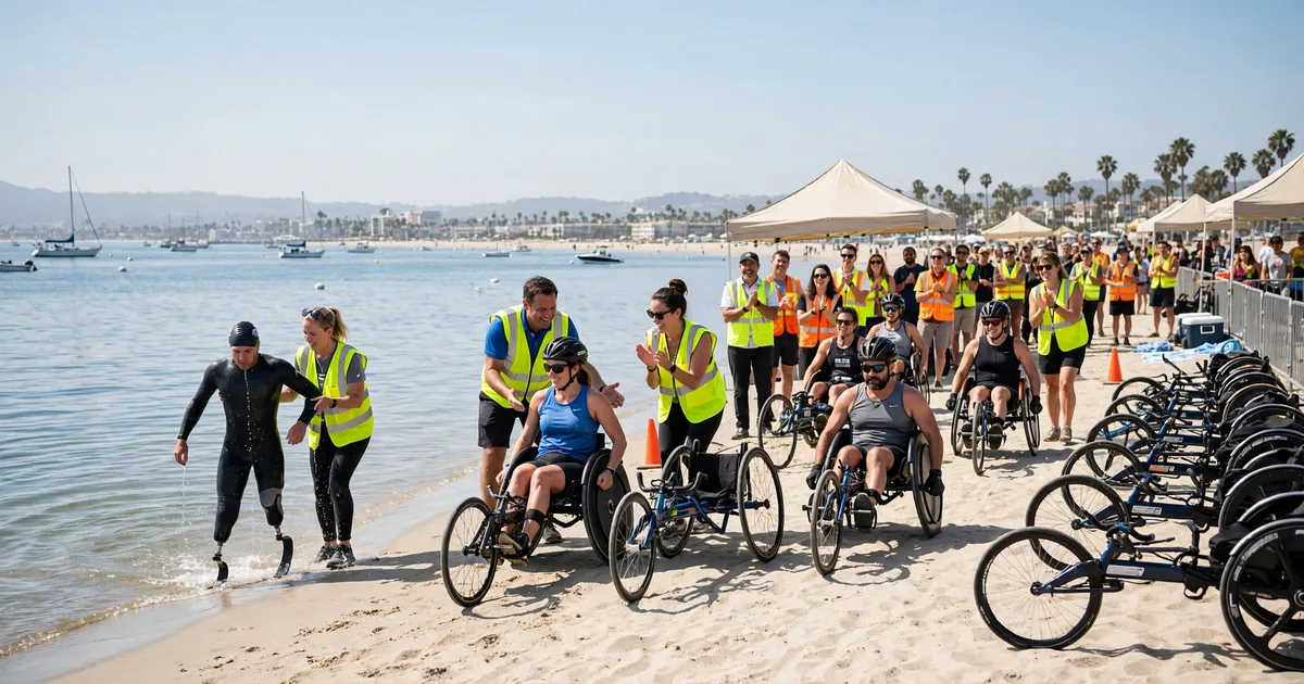 圣地亚哥铁人三项挑战赛10月25日在拉霍亚收官：150余名残障运动员参与适应性体育周末